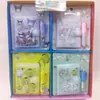 Nuevo Set de Papelería Toy Story con Cubierta de Goma, Cuaderno Pequeño con Botón a Presión y Bolígrafo, Mini Cuaderno Portátil, Regalo para Estudiantes