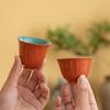 Taza Pequeña Cata de Té Maestro Taza de Té Casera Taza de Cata de Té Mesa de Potencia Cerámica con Esmalte Interior y Exterior Taza de Cata de Té
