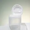 Comercio electrónico transfronterizo, en stock, envases tipo flip-top con acabado mate y pinzas, frascos para discos de algodón con cucharas, frascos para crema y empaques de discos de algodón con ácido salicílico