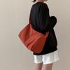 Bolsa de nylon japonesa fitness esportiva bolsa mensageiro feminina casual cor sólida pingente bolsa de ombro estudante bolsa grande capacidade