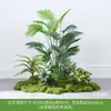 Planta Artificial Empilhada para Paisagismo Sob Escada, Samambaia & Pteri