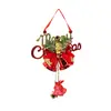 Campana de Navidad 20cm Alfabeto Inglés Ángel Colgante de Campana de Navidad Escena de Árbol de Navidad Accesorios Colgantes