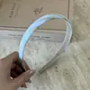 Série Xadrez Azul Retrô Presilha de Cabelo Fina com Caveira Alta Presilha de Cabelo com Design Azul Café Acessórios de Cabelo