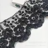 Accesorios para prendas de vestir de dobladillo de falda con lentejuelas, cuentas tubulares, encaje de gradiente, cinta de bordado resistente transfronteriza de 24 colores en stock