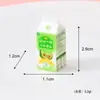Produto novo original: suco colorido saborizado, bebida fofa e calmante para casa de bonecas, acessório de resina para artesanato de mesa DIY