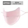 Máscara de Proteção Solar de Seda de Gelo, Proteção Facial de Verão, Máscara Fina Respirável para Ciclismo, Véu de Proteção Solar Anti-UV para Mulheres