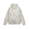 Sudadera con capucha nueva de Otoño e Invierno para Pareja Juvenil Moderna Desgastada Retro Tie-dye Tejido Grueso Pesado Jersey Sudadera Hombre