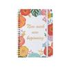 Plan inglés de floración completa de 25 años este cuaderno de espiral cuaderno semanal A5 cuaderno diario de registro de aprendizaje