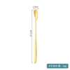 Colher de Mistura de Aço Inoxidável 304 Cabo Longo Colher de Bar Colher para Café Chá com Leite Boca Quadrada Colher para Gelo Estilo Simples Ins Colher para Caneca