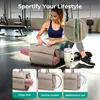 Bolsa de Fitness Transfronteriza de Gran Capacidad para Mujer, Bolsa de Yoga con Separación Seco y Húmedo, Puede Sostener Esterilla de Yoga, Bolsa de Viaje Ligera y Portátil