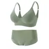 Ropa interior de soporte suave transfronteriza color liso alta calidad brillante fruta simple congelado cómodo sexy cubierta de sujetador para mujer