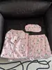 Pijama rosa a cuadros de estilo dulce para niña de verano, conjunto de dos piezas de cárdigan de manga corta y shorts de verano, ropa para el hogar en dormitorio estudiantil