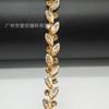 Strass Garra Cadeia de Cristal Corrente de Diamante DIY Mão-soldada Galvanizado Cadeia Cadarço Bolsa Feminina Acessórios de Vestuário Acessórios