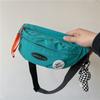 Bolsa de Cintura Esportiva Estilo Japonês Ins Harajuku Bolsa de Peito Casual para Homens Retrô Coreana Versátil Moderna de Marca Roupa de Trabalho Bolsa Transversal para Mulheres