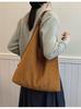 Bolso de Hombro Cruzado Retro de Lona Suave Transfronterizo para Mujer 2026 Nuevo Tendencia Otoño e Invierno Gran Capacidad