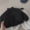 Chaqueta de Algodón para Niños 2026 Primavera y Otoño Marca de Moda para Niños Abrigo Acolchado Bebé Niño Pequeño Engrosado Cuello Alto Chaqueta de Béisbol