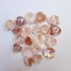Concha marina polvo concha flor 8/10/12mm tres cuencos flor aretes aretes horquilla antigua diy hecho a mano accesorios flor de concha