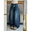 Jeans Amarelo Finos de Cintura Alta Estilo Cimitarra 2025 Estilo Retro Hong Kong Jeans Popular Emagrecedor Feminino para Mulheres