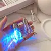 Pasador de Bombilla de Luz Brillante para Mujer, Accesorios Creativos Personalizados para Fotos, Pinza de Pato, Flequillo Lateral, Pinza para Cabello Roto, Tocado