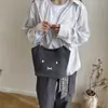 Bolsa tote fashion e minimalista estilo coreano 2026, perfeita para o trabalho, versátil, leve, conveniente e com grande capacidade, ideal para uso casual