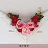 Flores para Puerta de Entrada, Decoración de Habitación de Boda, Sala de Estar, Dormitorio, Techo, Esquinas de Pared, Flores Decorativas Festivas