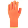 Fabricante Original Luvas de Trabalho de Proteção para Operações de Mineração e Manuseio, Malha Terry de Poliéster 7-Gauge para Inverno, Quentes e Confortáveis
