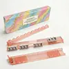 Empujador de abanico con forma de ola de acrílico para Mahjong, empujador de fichas de dos en uno engrosado, empujador de fichas de Mahjong transparente, regla de fichas de Mahjong americano