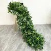 Arreglo Floral para Fondo de Boda, Decoración Floral de Arco, Escaparate, Flores de Mesa para Sala de Exposiciones, Tira Larga de Flores, Flores Artificiales, Flores Falsas, Flores para Decoración de Punto Fotográfico Popular