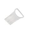 Utensílio de cozinha criativo de aço inoxidável, garfo para cebola, fatiador fixo para vegetais e frutas, protetor de mão, amaciador de carne, utensílio doméstico de cozinha