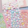 Pegatinas de Animales Estéreo de Gato Conejo Lindo 3D Decoración de Recompensa Hecha a Mano para Niños Pegatinas de Regalo para Teléfono Móvil