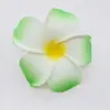 4-9cm Headdress de Frangipani Simulado Eva Flor Seca Flor Havaiana Cabeça Férias na Praia Grampo de Cabelo Flor Artificial Headdress