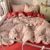 Roupa de Cama Classe A para Maternidade e Bebês Capa de Edredom Individual Algodão Fofo de Camada Dupla Estilo Ins Capa de Edredom para Dormir sem Roupas Capa de Edredom para Dormitório Estudantil