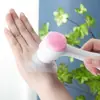 Escova de Silicone Dupla Face para Lavar o Rosto para Limpeza de Poros, Limpeza Facial, Massagem Facial, Limpeza Manual