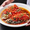 Peixe Picado Cabeça de Peixe Tempero Peixe Gordo Fresco Cabeça de Peixe Aquecido Pronto para Comer Pratos Pré-Preparados Doméstico Semi-Acabado Tempero Atacado