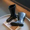 Moda Outono 2026 Botas de Cano Alto Longas da Moda para Meninas, Botas de Cavaleiro Infantis Estilosas e Versáteis, Botas de Couro de Princesa para Menininhas