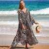 Jaqueta Cobre-Biquíni Europeu e Americano de Viscose Transfronteiriça Roupa Externa para Fato de Banho de Águas Termais Saia de Praia à Beira-Mar Xale de Fato de Banho para Mulheres