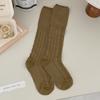 Calcetines para Mujer Color Sólido Romboidal Delgados Transpirables Calcetines de Pantorrilla Estilo Académico Simple Medias Altas Negro Blanco Gris Calcetines para Mujer Ins