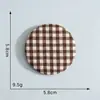 Crachá estilo broche, pino estilo japonês, crachá de suporte de tecido para aplicação com ferro de solda DIY de folha de flandres