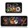 Tapete decorativo para porta de sala de estar, atmosfera de Halloween, engraçado, horror, ossos fantasmas, abóbora, festival de lanternas