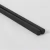 Palillos Japoneses Vajilla Coreana Antideslizantes Resistentes a Altas Temperaturas Simples Negros Cocina Japonesa Palillos Palillos de Aleación Venta al por Mayor
