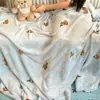 Manta de terciopelo de leche con borde de concha, manta para la oficina, manta de forro polar coral, manta pequeña para siestas por la tarde, sábana fina