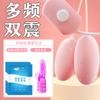 Suprimentos para Adultos Masturbador Feminino Ovo Vibratório Saltitante Mudo Roupa Íntima para Sair Estimulação Clitoral USB Conversão de Frequência Salto Duplo de Ovo