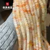 Cuentas redondas de jade denso de oro natural, cuentas hechas a mano para pulsera DIY, accesorios para collar, cuentas antiguas, cuentas de ábaco, accesorios de joyería