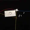 Cubo de Fuego Eléctrico Caja de Fuego Eléctrica Interruptor Lámpara de Cuarzo Tubo de Calentamiento Protector contra Sobrecalentamiento Control de Temperatura Cubo de Fuego Accesorios para Estufa de Fuego