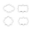Molde para Galleta de Placa de Nombre Molde para Decoración de Fondant Moldeo por Inyección DIY Horneado Plástico Juego de Herramientas para Pastel Artificial Suministro Directo de Fábrica