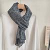 Pañuelo Cuadrado Vintage de Algodón y Lino con Estampado Floral Pañuelo de Seda para Mujer Primavera Otoño Verano Moda Corea del Sur Pañuelo Pequeño Versátil Pañuelo para la Cabeza Protección para el Cuello a Prueba de Viento