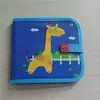 Placa de Desenho Doméstica Apagável de 8 Lados Desenho Animado Portátil ao Ar Livre para Crianças Quadro Negro Pequeno para Grafite Livro de Pintura com Giz de Água