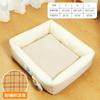 Nova cama para cachorro xadrez de verão com laço, fresca e confortável, universal para as Quatro Estações, ninho de gato, cama de cachorro, tapete para cachorro