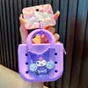 Llavero de Piano Sanrio Original Lindo Juguete Musical Colgante de Bolso Llavero de Coche Pequeño Regalo Al Por Mayor