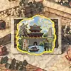 Imán de Refrigerador Acrílico de la Ciudad de Jingzhou Hubei Enshi Monumento Atracciones Turísticas Souvenir de Regalo Cultural y Creativo
